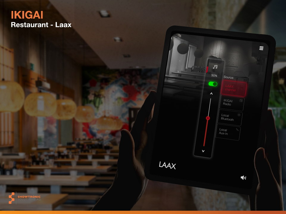 Showtronic Steuerung Laax – Ikigai Referenz